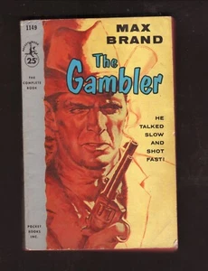 Max Brand The Gambler 1957 Pocket Book First Edition Western Paperback - Bild 1 von 2