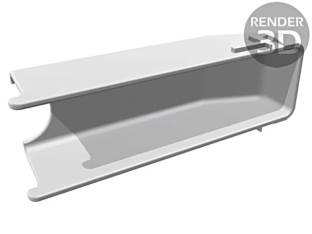 84X 1393454-9 Cover Black with 90° Angle Usage: 1393450-5 TE Connecti - Image 1 of 1