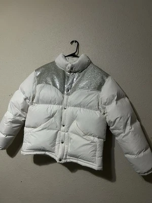Nueva chaqueta acolchada Supreme Glitter Yugo BLANCA GRANDE Foto 1 de 4