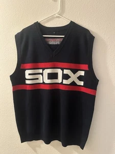 Chaleco Suéter Chicago White Sox Años 80 SGA 23/08/25 Estadio Sorteo Talla XL ¡NUEVO!! - Imagen 1 de 4