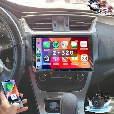For 2012-2019 Nissan Sentra Sylphy Android 13 CarPlay Car Stereo GPS Navi Radio - Image 1 of 4