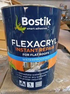 Bostik Flexacryl Flexible Larga Duración Impermeable Reparación Techo Gris 5KG - Imagen 1 de 1