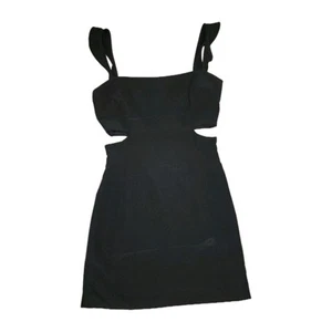 Gianni Bini Women Sleeveless Black Cut Out Mini Dress Size 2 - Picture 1 of 4