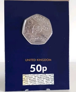 2021 THE 50th ANNIVERSARY OF DECIMAL DAY 50p COIN BUNC SEALED CHANGE CHECKER.    - Bild 1 von 8