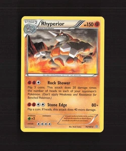 Carta Pokémon Rara Rhyperior 76/160 Primal Clash LP - Imagen 1 de 10