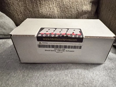 Muelle amortiguador trasero de alta resistencia BBR 660-HCF-1205 HONDA CRF110F 2019+ Foto 1 de 2
