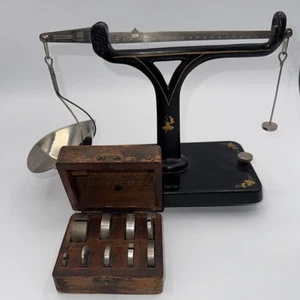 Antique Brown & Sharpe 980 Balance Yarn Scale 310-A Weights & Box Providence RI - Picture 1 of 16