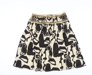 Falda geométrica negra para mujer Atmosphere talla 10 - Imagen 1 de 12
