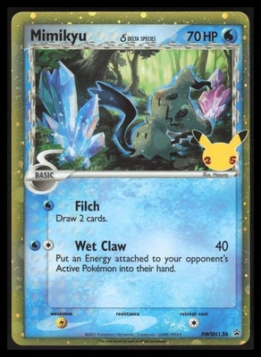 Mimikyu (Delta Species) - Promo SWSH: Sword & Shield Promo Cards SWSH136 NM - Image 1 of 2