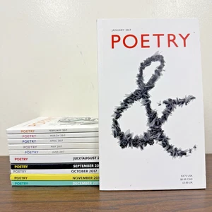 POETRY Magazine 2017 Complete Set All 11 Issues Contemporary Poems Journal - Imagen 1 de 19