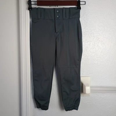 Champro Youth Girls Softball  Baseball Pants Size Small Gray - Image 1 of 4