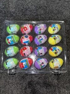 16 Vintage Peanuts Gang Snoopy Schulz Plastic Easter Eggs Shrink Wrap - Picture 1 of 13