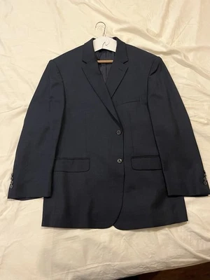 Jos. A. Chaqueta Blazer Abrigo Deportivo Bank 1905 Brrr Comfort Azul Marino Calce Ajustado 46R Foto 1 de 4