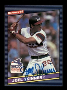1986 Donruss 330 Joel Skinner autografo firmato centrato ASC BXCP58 - Foto 1 di 2