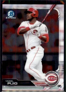 2019 Bowman Chrome #4 Yasiel Puig - Picture 1 of 2