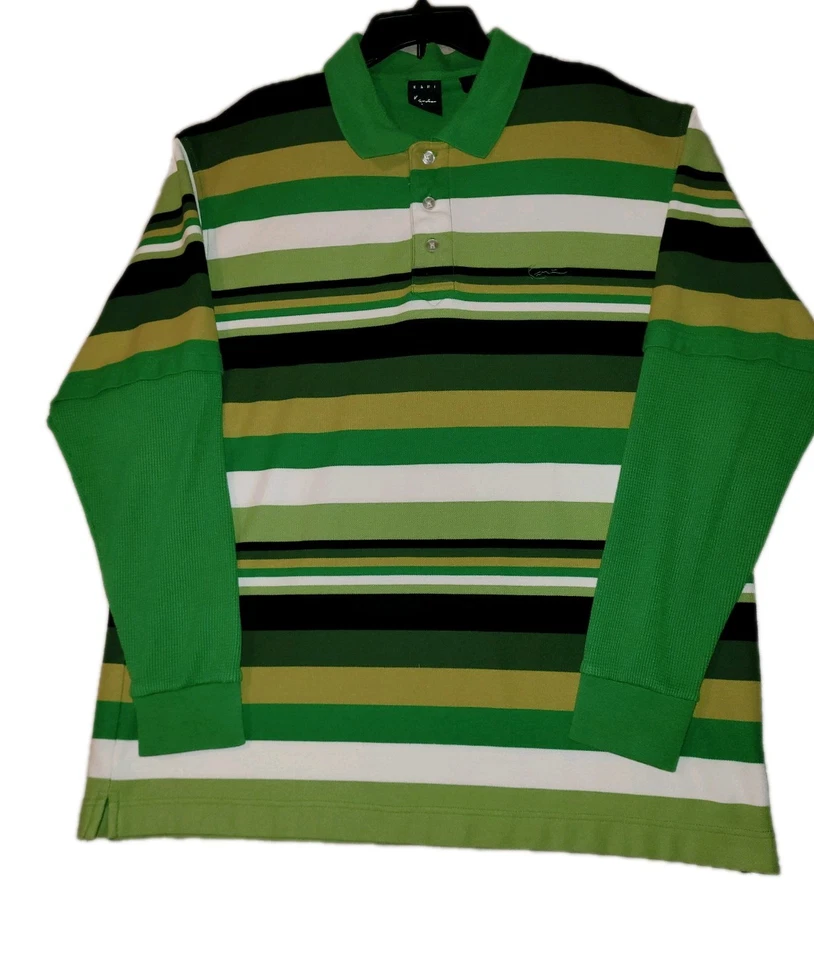 Мужская рубашка с длинным рукавом Karl Kani 90-е ретро хип-хоп рэп, 2XL - Изображение 1 из 4