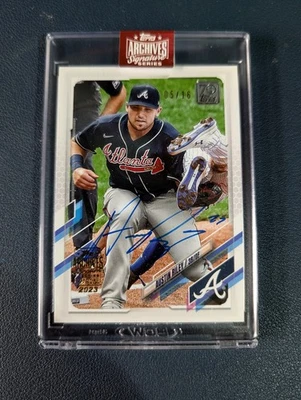 2023 Topps Archives Signature Series  Austin Riley Auto 05 /16 Braves - Image 1 of 2
