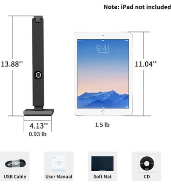 CZUR Lens 1200 Pro Portable Document Scanner, 12MP USB Document Camera Fast Scan - Image 1 of 4