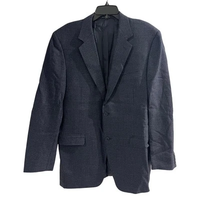 Blazer 12-18 CANALI Para Hombre 2 Botones Pata de Gallo Gris Oscuro Talla 52/XL Foto 1 de 4