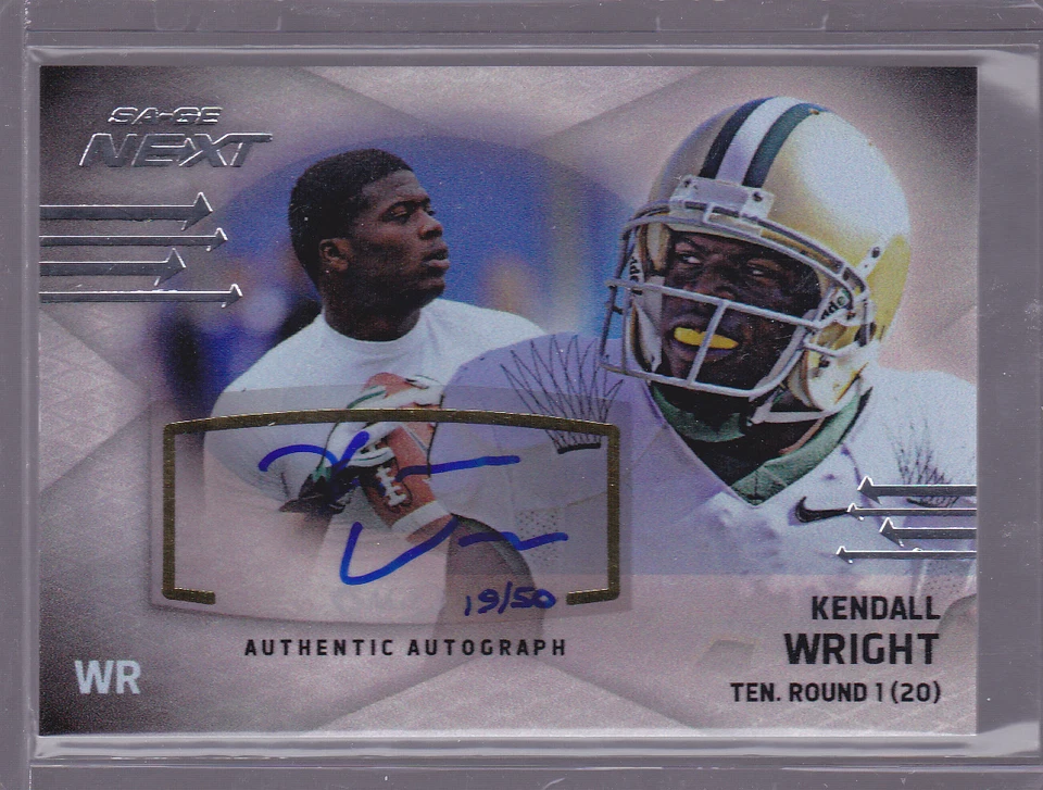 2012 SAGE Next #49 Kendall Wright Auto 19/50 - Image 1 of 1