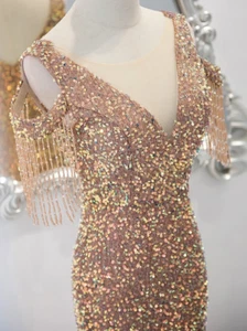 Lange Abendkleider Abendkleid Damen Abschlussball Luxuskleid Partykleid Ballkleider - Bild 1 von 24