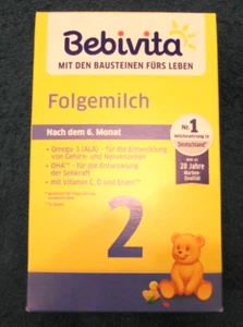 Bebivita Folgemilch 2 Milchpulver + Babylove Milchpulver Portionierer -unterwegs - Bild 1 von 14