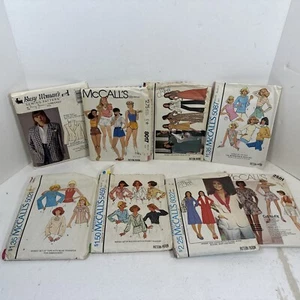 McCalls Vintage Sewing Pattern Lot Of 8 Men’s Women Patterns Jackets Mixed - Picture 1 of 7