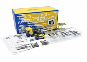 ZD 1:64 Spoon Actros Gigaspace 4x2 Trailer Truck FD2 #95 Model Diecast Metal Car - Picture 1 of 16