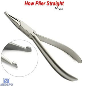 Dental How Crown Plier Orthodontic Tooth Braces Wire Bending Bracket Remover - Picture 1 of 5