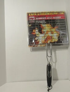 Cesta para barbacoa cromada Master para verduras, mango antideslizante - Imagen 1 de 9