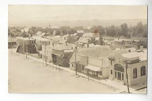 Harrisburg, Oregon Street Scene RPPC - Imagen 1 de 2