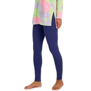 Jenni Cotton Stretch Leggings, blue small - Picture 1 of 7