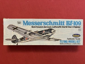 NEW Guillows 1:30 Messerschmitt BF-109 16 1/2" Span Balsa Airplane Kit 505 - Picture 1 of 7