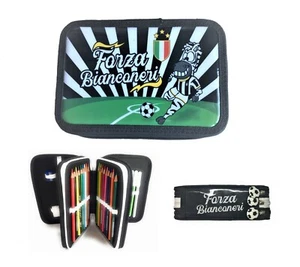 ✔️ ASTUCCIO JUVE BIANCONERI- 3 ZIP - Completo di colori, matite, penne! ⭐⭐⭐⭐⭐ - Foto 1 di 4