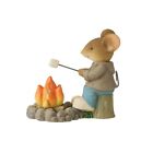 Tails With Heart 6013009 ROASTING MARSHMALLOWS MOUSE Resin Figurine