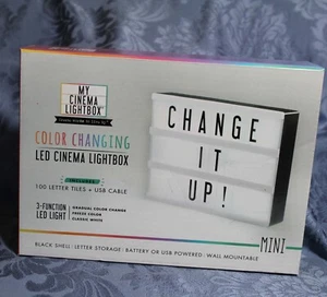 My Cinema Lightbox Mini NEW Great for Teens! Tweens! Inspirational Motivational - Picture 1 of 3