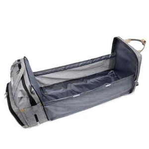 3 IN 1 Foldable Diaper Bag Baby Bed Portable Bassinet Crib Backpack Travel/Sleep - Picture 1 of 7