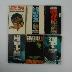 6 Star Trek Books 1-6 James Blish Bantam Paperback Lot - Bild 1 von 16