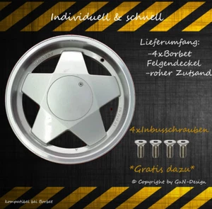Borbet A Felgendeckel passt bei Borbet A 14 Zoll Kappen Alufelgendeckel gecleant - Bild 1 von 2
