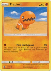 Trapinch 32/70 Dragon Majesty Pokemon TCG Common - Picture 1 of 1