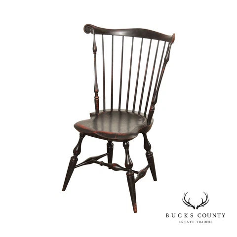 Warren Chair Works Black Painted Windsor Chair Cover