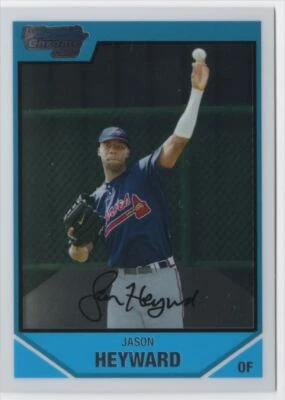 2007 BOWMAN CHROME 1ST RC JAYSON HEYWARD DODGERS R16 - Image 1 of 2