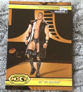 2019 Topps WWE NXT Bronze #58 EC3 Def. Adam Cole