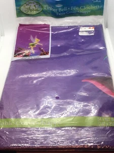 New Disney Tinker Bell TABLE COVER Birthday Party Supplies 54 x 102 Tinkerbell - Picture 1 of 7