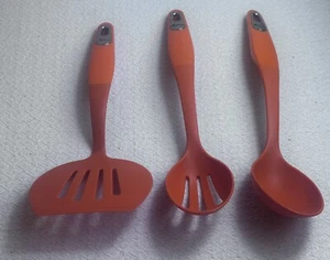 Amana 3-Piece Kitchen Utensils Set Orange - Picture 1 of 6