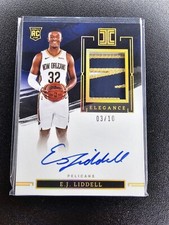 2022-23 Impeccable EJ Liddell Gold RPA Rookie Patch Auto RC Holo RC /10