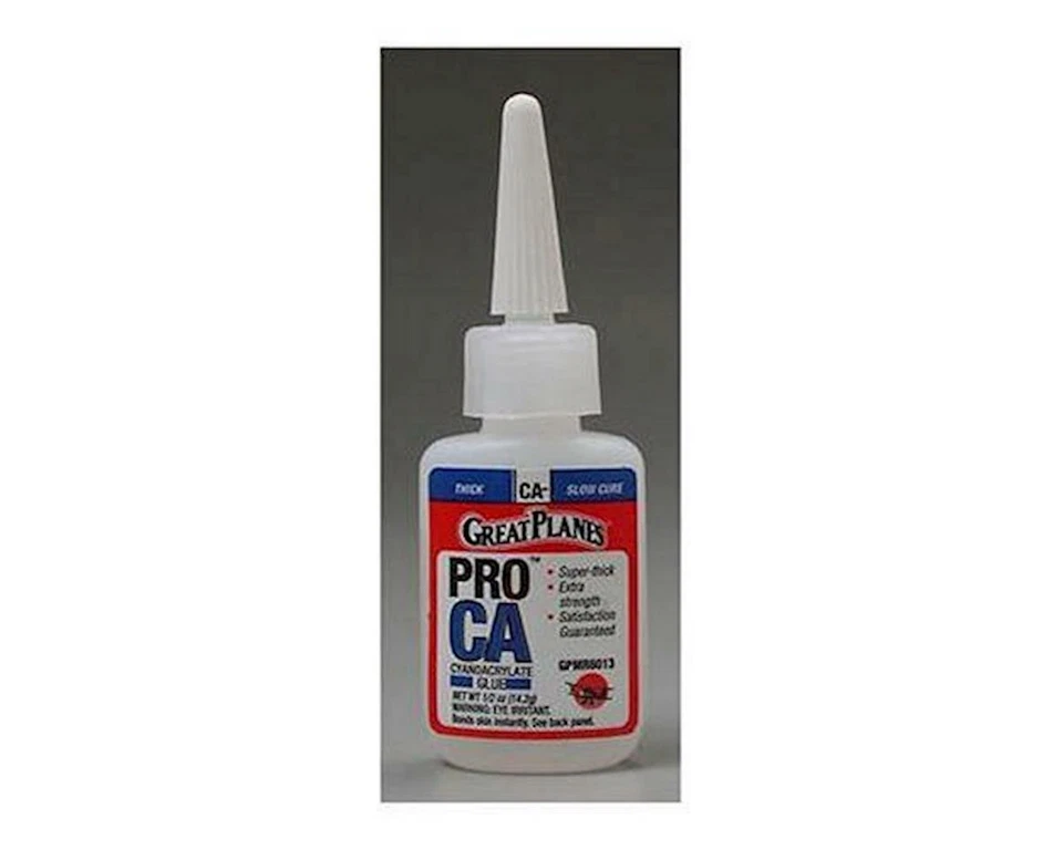Great Planes Pro Instant CA- Glue (Thick) (.5oz) [GPMR6013] - Image 1 of 1