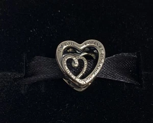 Pandora Charm "Ich liebe dich für immer und ewig und ewig..." Unendliches Herz - Bild 1 von 3