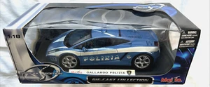 Scala 1:18 Maisto Edizione Speciale Gallardo Polizia Nuovo In Scatola Dinged - Foto 1 di 13