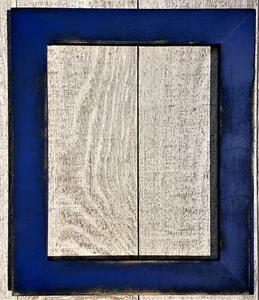 F001-445 1-1/2" Cobalt Distressed Picture Frame - Picture 1 of 4